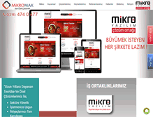 Tablet Screenshot of mikromax.com.tr